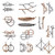 24 Pieces Minimalist Dainty Hair Clip for Women, Tree Branch Gold Silver Metal Hair Barrettes, 13 Different Styles Hollow Geometric Hair Pins Hair Accessories by fani