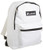 Everest Luggage Basic Backpack, White, Medium