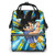 Dragon Ball Goku Multifunctional Waterproof Travel Backpack Baby Mummy Backpack