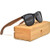 Walnut Wood Sunglasses For Men & Women with Polarized Lenses with Wood Box GOWOOD