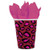 Pink and Green Leopard Print 9oz Paper Cups (8ct)