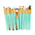 CINIDY 20 pcs Makeup Brush Set tools Make-up Toiletry Kit Wool Make Up Brush Set (Gold )
