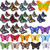 36pcs Butterfly Patches Embroidered Iron On/Sew On Applique Patches for DIY Arts Crafts Jeans Jackets Backpacks Hats Clothes