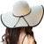 Lanzom Womens Wide Brim Straw Hat Floppy Foldable Roll up Cap Beach Sun Hat UPF 50+ (Style B-Beige)