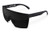 Heat Wave Visual Lazer Face Z87 Sunglasses in Black