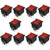 URBEST 10 Pcs KCD4 DPST ON-Off 4 Pin Rocker Boat Switch 16A/20A AC 250V/125V for Car, Motorcycle