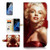 ( For Samsung S7 ) Flip Wallet Case Cover & Screen Protector Bundle - A21329 Marilyn Monroe in Red