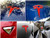 EV Wraps Tesla Model 3 Logo Decal Bundle (Gloss Red)