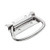 MroMax 86mmx46mm 201 Stainless Steel Toolbox Case Chest Ring Pull Handle Silver Sound