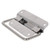 MroMax 100mmx57mm 201 Stainless Steel Toolbox Chest Ring Pull Handle Silver Tone 2pcs