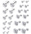 ORAZIO 12 Pairs 20G Stainless Steel Ear Stud Piercing Barbell Studs Earrings Round Cubic Zirconia Inlaid (E:12 Pairs,White 20G(0.8MM))