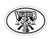 WickedGoodz Oval Volunteer Firefighters Vinyl Decal - Fire Dept. Bumper Sticker - Perfect Fire Fighter Gift