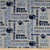 Sykel Enterprises NCAA Fleece Penn State Heather Verbiage Fabric, Team Color, Fabric By The Yard