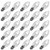 Christmas Lights 25 Pack C7 Outdoor String Light Replacement Bulbs, C7/E12 Candelabra Base, 5 Watt-Clear