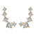 PAVOI 14K Yellow Gold Plated Cubic Zirconia Ear Crawler | Cuff Earrings | Hypoallergenic Stud Ear Climber Jackets