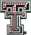 MVP Accessories Texas Tech Red Raiders Premium Chrome Metal Auto Emblem with Crystals