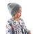 Radia Smart 5G Anti Radiation Protective Baby Toddler Hat Beanie Cap Blocking RF EMF Radiation   Cell Towers   WiFi Grey