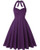 MINTLIMIT Women s Vintage 1950 s Halter Spring Garden Rockabilly Swing Prom Party Cocktail Dress Solid PurpleSize XXL MINTLIMIT Women s Vintage 1950 s Halter Spring Garden Rockabilly Swing Prom Party Cocktail Dress Solid PurpleSize XXL