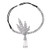 BABEYOND 1920 s Flapper Headband Great Gatsby Inspired Headpiece 1920s Flapper Gatsby Accessories Art Deco Hair Accessories Headband  Silver