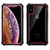 iPhone X Case, Full-Body Protective Rugged Clear Bumper Armor case with Air Cushion Technology and Hybrid Drop Protection Compatible for Apple iPhone X (2017) - Red Black
