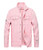 Men s Distressed Denim Jacket Ripped Jean Coat Jacket  Pink M