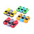 Leather&Arts 12-Pack Mini Pull Back Cars Toys for 1 2 3 Year Old Baby Mini Cars Toys Pull Back Vehicles Pull Back and Go Car Toy Play Set