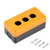 uxcell Push Button Switch Control Station Box 22mm 3 Holes Yellow and Black