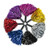 METALLIC POM POM ASSORTMENT  DZ    Toys   12 Pieces