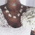 Fdesigner Boho Cowrie Shell Choker Necklace Silver Layered Flower Conch Pendant Necklaces Chain Decorative Beach Summer Jewelry for Women and Girls