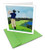 Golfer Quilling Greeting Card 6x6  with Envelope Any Occasion Blank Inside Hand made Suitable for Framing