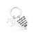 Pet Memorial Gifts for Dogs Cats Keychains Personalized Dog Tags Loss of Pet Sympathy Gift No Longer by My Side But Forever in My Heart Keychain Remembrance Jewelry