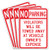 4 Pack No Parking Sign Violators Will Be Towed Away at Vehicle Owners Expense 14 X 10 Reflective 40 Rust Free Aluminum UV Protected Weather Resistant Waterproof Durable Ink?Easy to Mount