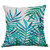 YeeJu Tropical Plants Decorative Throw Pillow Covers Cotton Linen Square Cushion Covers Green Leaf Outdoor Couch Sofa Home Pillow Covers 20x20 Inch
