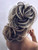 Catery Bride Wedding Headband Pearl Long Hair Vine Braid Headpieces Bridal Hair Accessories for Women  Rose Gold