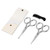 Beard Mustache Scissors and Comb Set Kit for Men Care - (3-Pieces Kit)