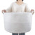 Extra Large Cotton Rope Basket with Handles 217  x 217  X 138  Woven Cotton Rope Storage Baskets are Ideal for Toy Baskets Laundry Baskets Blanket Baskets and Nursery Baskets