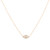 Mevecco Gold Dainty Evil Eye Necklace for Women14K Gold Plated Cute Tiny Solitaire Cubic Zirconia Protection Boho Evil Eye Minimalist Simple Necklace for Teen Girls