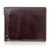 Mens Wallet RFID Genuine Leather Slim Bifold Wallets For Men Removable ID Windows 11 Cards Holders Gift Box  Coffee Brown