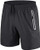 KEFITEVD Running Shorts Men Gym Active Shorts with Pockets Outdoor Hiking Shorts for Men Athletic Shorts Dark Gray