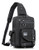 Leaper Messenger Bag Outdoor Cross Body Bag Sling Bag Shoulder Bag Black