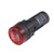 uxcell Red Indicator Light with Buzzer AC DC 110V 22mm Panel Mount Flashing Alarm for Electrical Control Panel HVAC DIY Projects