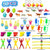 Poptrend Easter Eggs 50Pcs Filled Easter Eggs 2 ³??  Tall Perfilled Plastic Colorful Easter Hunt Basket Stuffers Fillers Classroom Prize Supplies Filling Treats and Party Favor