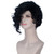 Miss U Hair Women Prestyled Short Black Curly Side Part Hair Daily Costume Wig Halloween