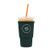 Java Sok Reusable Iced Coffee Cup Insulator Sleeve for Cold Beverages and Neoprene Holder for Starbucks Coffee McDonalds Dunkin Donuts More  Hunter Green 30 32oz Large