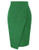 GRACE KARIN Women s High Waist Wear to Work Pencil Skirts Knee Length Green L