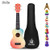 Honsing Kids UkuleleSoprano Ukulele BeginnerHawaii kids Guitar Uke Basswood 21 inches with Gig Bag  Rainbow Stripes Color matte finish