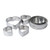 Homy Feel Heart-shaped Cookie Biscuit Cutter Set 6 Valentine Pastry Donut Cutter Set Heart Cookie Cutters Baking Metal Ring Molds