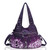 Angel Barcelo Roomy Fashion Hobo Womens Handbags Ladies Purse Satchel Shoulder Bags Tote Washed Leather Bag Purple