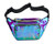 Shiny Neon Fanny Bag for Women Rave Festival Hologram Bum Travel Waist Pack  Iridescent Purple Shiny Neon Fanny Bag for Women Rave Festival Hologram Bum Travel Waist Pack  Iridescent Purple