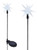 Solar Powered Starburst Garden Stake Backyard Color Change Lights  Set of 2